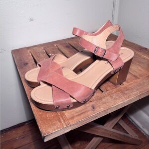 Lucky Brand Block Heel Sandals